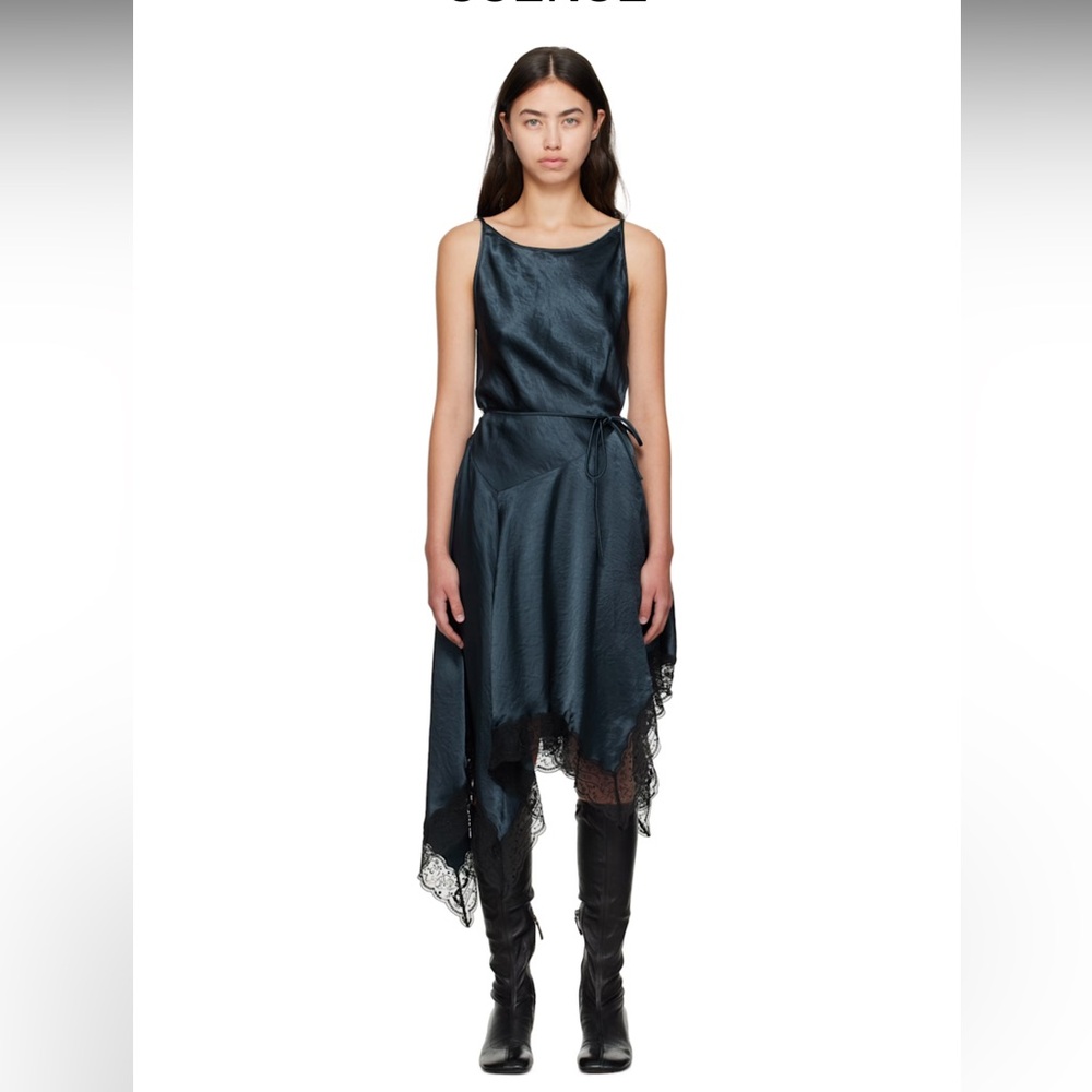 Acne Studios Satin Lace Dress - Picture 8 of 14